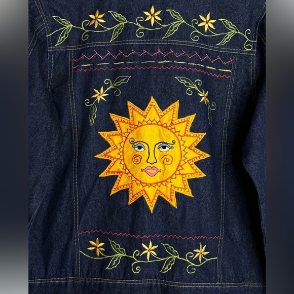 FAITH BY CELIA FORRESTER DENIM EMBROIDERED JACKET - Picture 5 of 7